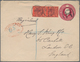 Mauritius: 1904. King Edward VII 6 Cents Carmine Postal Stationery Envelope With Vertical Pair 6c Pu - Maurice (...-1967)
