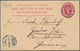 Delcampe - Südafrika Vorläufer: 1896-1917, Two Postal Stationery Items And A Cover, With 1) 1896 Cover From Joh - Sin Clasificación