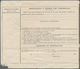 Tunesien - Paketmarken: 1925, 11.65fr. Rate On Parcel Despatch Form From "NABEUL 19.12.25" To Horgen - Tunesien (1956-...)