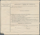 Tunesien - Paketmarken: 1925, 11.65fr. Rate On Parcel Despatch Form From "NABEUL 19.12.25" To Horgen - Tunisie (1956-...)