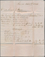Bermuda-Inseln: 1855, Folded Letter From London Via Liverpool And Halifax, Canada. Then Forwarded By - Bermudes