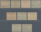 Bolivien: 1914, 1 C. To 5 B., Cpl. Set Of 9 Unissued Stamps "LANDS-CAPES" Assigned For A Set "100 YE - Bolivia