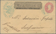 Canada - Britisch-Columbia Und Vancouverinsel: 1868 Appr., American 3 Cent Stationery Envelope With - Briefe U. Dokumente