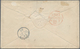 Canada: 1857, Envelope From "PETERBORO C.W. OC 5 1857" Sent By "Allan Line" Ship Via London To Brigh - Autres & Non Classés