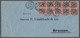 Dominikanische Republik: 1910, Coat Of Arms 1 Centavo, Vertical Block Of Ten On Large Format Cover T - Dominikanische Rep.