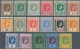 Leeward-Inseln: 1938/1949, KGVI Definitives Complete Set Of 19, Mint Hinged, SG. £ 200 - Leeward  Islands