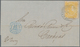 Venezuela: 1882, Two Covers With Tax Stamps Used As Postage Stamps (ESCUELAS) Bearing 25 C. Yellow R - Venezuela