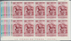 Venezuela: 1952, Coat Of Arms 'ARAGUA‘ Airmail Stamps Complete Set Of Nine In Blocks Of Ten From Low - Venezuela