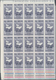 Venezuela: 1953, Coat Of Arms 'DELTA AMACURO‘ Airmail Stamps Complete Set Of Nine In Blocks Of 20 Fr - Venezuela