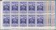 Venezuela: 1953, Coat Of Arms 'APURE‘ Airmail Stamps Complete Set Of Nine In Blocks Of Ten From Lowe - Venezuela