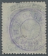 Vereinigte Staaten Von Amerika: 1857, "NINETY CENTS (dark)blue", Very Deep Colored Stamp With Clear - Altri & Non Classificati
