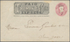 Vereinigte Staaten Von Amerika - Ganzsachen: 1866, 3 C. Stationery Envelope With Imprint "PAID TRUMA - Sonstige & Ohne Zuordnung