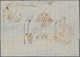 Transatlantikmail: 1853, Folded Letter With Red "NEW YORK PACKET OCT 29" By Forwarding Agents "LEBAL - Otros - Europa