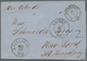 Transatlantikmail: 1862, Faltbrief Ab MEERANE über Aachen, Ostenede, Dover, London, Southampton Nach - Otros - Europa