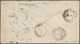 Transatlantikmail: 1867, Transatlantikbrief Von "FORT WAYNE", Indiana Mit Dampfer "Hansa" (Norddeuts - Otros - Europa