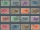 Delcampe - Ägäische Inseln: 1932, "Garibaldi With All Island Overprints", Used Sets In Very Fine Condition. In - Egée