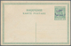 Albanien - Ganzsachen: 1914, "7.Mars" Handstamp On 5q. Green And On 10q. Red, Two Rare Unused Cards, - Albanie