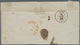 Belgien: 1856/1863, Two Insufficiently Paid 20c. Blue Entires To France Resp. Switzerland: 1856 Lett - Brieven En Documenten