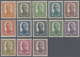 Bosnien Und Herzegowina (Österreich 1879/1918): 1918, Not Issued, Complete Set Of 13 Values, Mint Ne - Bosnien-Herzegowina