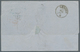Französische Post In Der Levante: 1863, 80c. Napoleon Nd, Single Franking On Lettersheet Clearly Obl - Autres & Non Classés