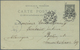 Frankreich - Ganzsachen: 1900, 10 C Black Postal Stationery Souvenir Postcard From Paris To Berlin/G - Sonstige & Ohne Zuordnung