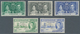 Gibraltar: 1937/1946, Coronation And Victory Issues Perforated 'SPECIMEN' Complete Sets Of Three (mi - Gibraltar