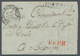 Großbritannien - Vorphilatelie: 1798, L2 PORT-PAYE / ARM. D'ANGLETERR Beside Oval Postmark ARMEE D'A - ...-1840 Precursores