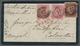 Großbritannien: 1857, Queen Victoria 4 Pence (2) And A Penny Red Perforated, With Numeric Postmark 1 - Briefe U. Dokumente