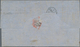 Großbritannien: 1873, A Stripe Of FOUR Of QV 6 D Deep-grey Plate 15 On Folded Entire Letter From "MA - Briefe U. Dokumente