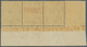 Großbritannien: 1920, 2½d. ROYAL BLUE, Marginal Strip Of Three From The Lower Left Corner Of The She - Briefe U. Dokumente