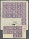 Großbritannien - Portomarken: 1926-1935, Strong Lot Of Cutouts And Large Blocks Of British Postage D - Impuestos