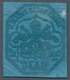 Italien - Altitalienische Staaten: Kirchenstaat: 1852, "7 Baj. Black On Blue", In Fresh And Intense - Estados Pontificados