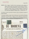 Italien - Altitalienische Staaten: Modena: 1852, 5 Centesimi Verde, 5 C. Green On Newspaper "Message - Modena