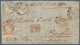 Italien - Altitalienische Staaten: Neapel: 1861, 50 Gr. Grey, Vertical Pair, Together With 5 Gr.red - Nápoles