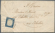 Italien - Altitalienische Staaten: Sardinien: 1857, Sardinia Used In Savoy: 20 C Deep Ultramarine, E - Sardaigne