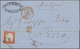 Italien - Altitalienische Staaten: Sardinien: 1861, 40 C Red Vermilion, Three Even To Full Margins, - Sardinia