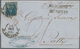 Italien - Altitalienische Staaten: Toscana: 1857, 6 Cr Blue, Two Full Margins, Bottom And Right Side - Toscane