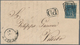 Italien - Altitalienische Staaten: Toscana: 1857, 6 Cr Blue, Even To Large Margins, Tied By Two Stri - Toscane