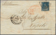 Italien - Altitalienische Staaten: Toscana: 1857, 6 Cr Blue, Close To Full Margins, Single Franking - Toskana