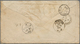 Italien: 1868, MIXED FRANKING ITALIA-GREAT BRITAIN: An Envelope Bearing Italian Victor Emanuel 60 C - Sin Clasificación