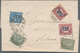 Italien: 1878: VERY RARE MIXED FRANKING Between 1863 De La Rue Issue 1c, 5c (both Very Fine), 10c Bl - Non Classés