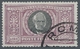 Italien: 1923, Manzoni 5 Lire Cancelled ROME With Unsteady Perforation, Michel 2,000, - Euro, Sasson - Sin Clasificación