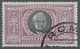 Italien: 1923, Manzoni 5 Lire Cancelled ROME With Unsteady Perforation, Michel 2,000, - Euro, Sasson - Zonder Classificatie