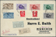 Italien: 1932, Dante, Airmails 50c. To 10l., With Additional Franking On Registered Airmail Cover Fr - Ohne Zuordnung