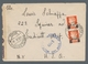 Delcampe - Italien: 1939-1949, Three Interesting Covers Italy: Censorship Letter To The USA, Mass Franking Of T - Unclassified