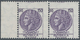 Italien: 1976, Italia Turrita 150 Lire Purpur Violet, Margin Pair In Very Fine Condition Mint Never - Sin Clasificación
