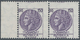 Italien: 1976, Italia Turrita 150 Lire Purpur Violet, Margin Pair In Very Fine Condition Mint Never - Ohne Zuordnung