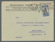 Delcampe - Italien - Zusammendrucke: 1912-1928, Three Interesting Covers Italy, Incl. A Picture Postcard With S - Unclassified