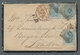 Italien - Stempel: 1867-1893, Small Lot Of Three Card/covers Abroad: Pre-UPU Mourning Letter With Co - Poststempel