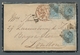 Italien - Stempel: 1867-1893, Small Lot Of Three Card/covers Abroad: Pre-UPU Mourning Letter With Co - Marcophilia